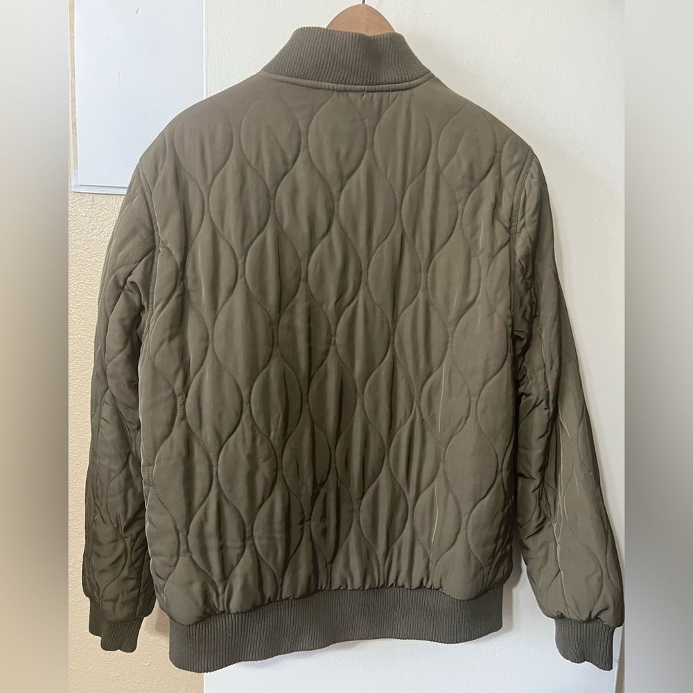 Roark Reversible Green Puffer Bomber Jacket  SzS/Men Streetwear Winter Outdoors - Picture 3 of 10
